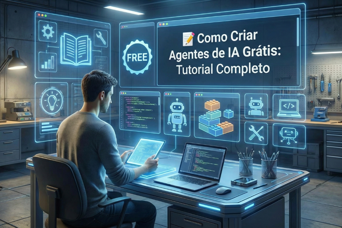 📝 Como Criar Agentes de IA Grátis Tutorial Completo