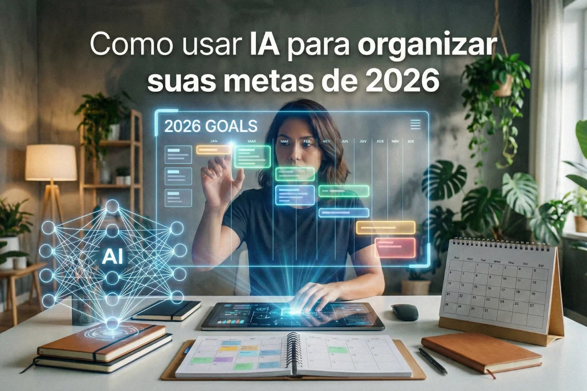 Como usar IA para organizar suas metas de 2026